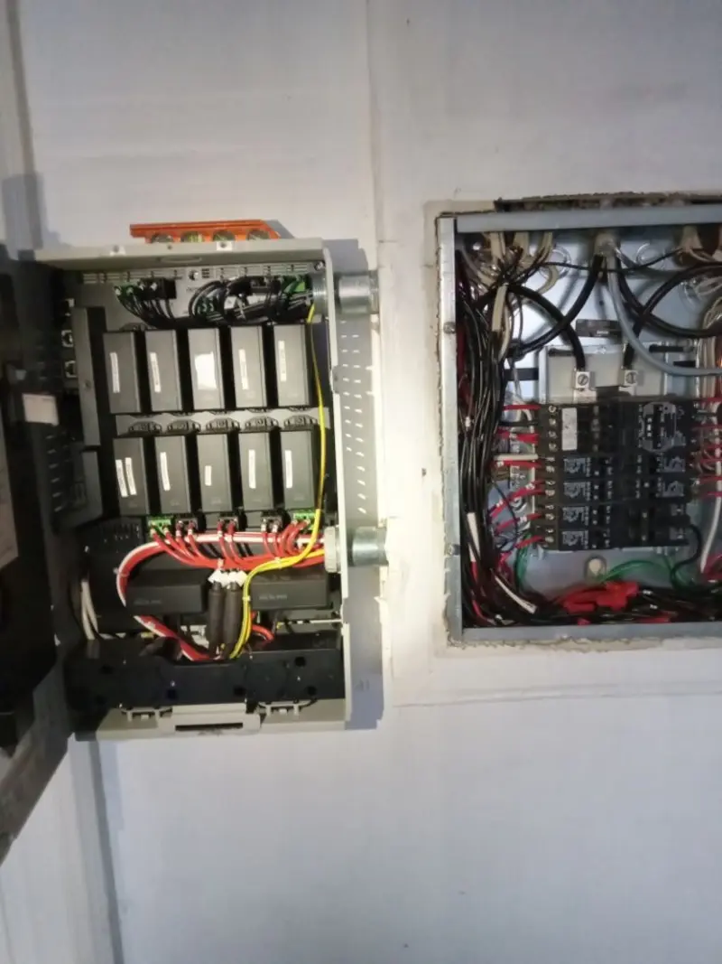 Electrical panel upgrade completed for Commercial Electrician Services in Haworth